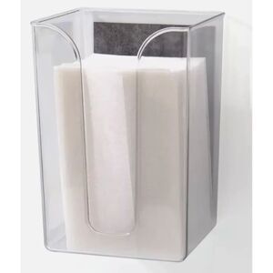 Acrylic Dryer Sheet Holder magnetic Laundry Room Organization